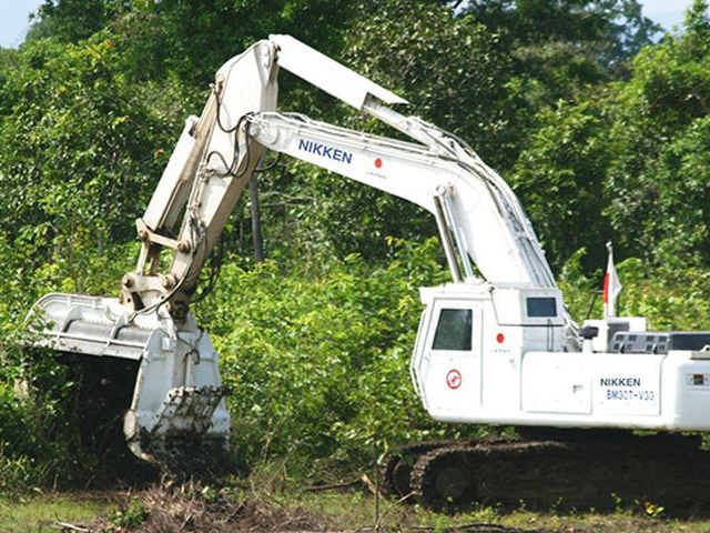 超硬合金を使用した対人地雷除去機(jī)